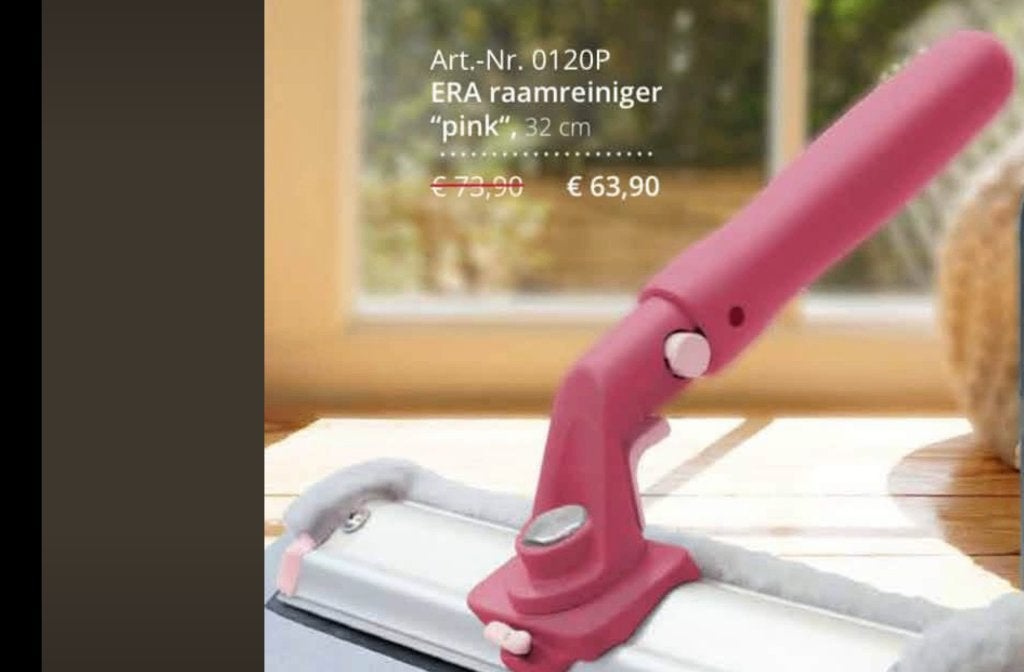 Ha-Ra Era raamwisser pink-32 cm, Ophalen of Verzenden, Raamwisser of Trekker