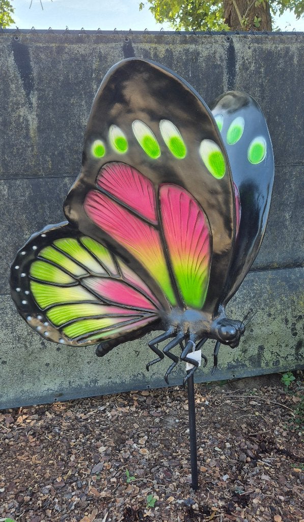 Mega grote polyester vlinder, Tuin en Terras, Tuinbeelden, Ophalen, Nieuw, Kunststof, Dierenbeeld