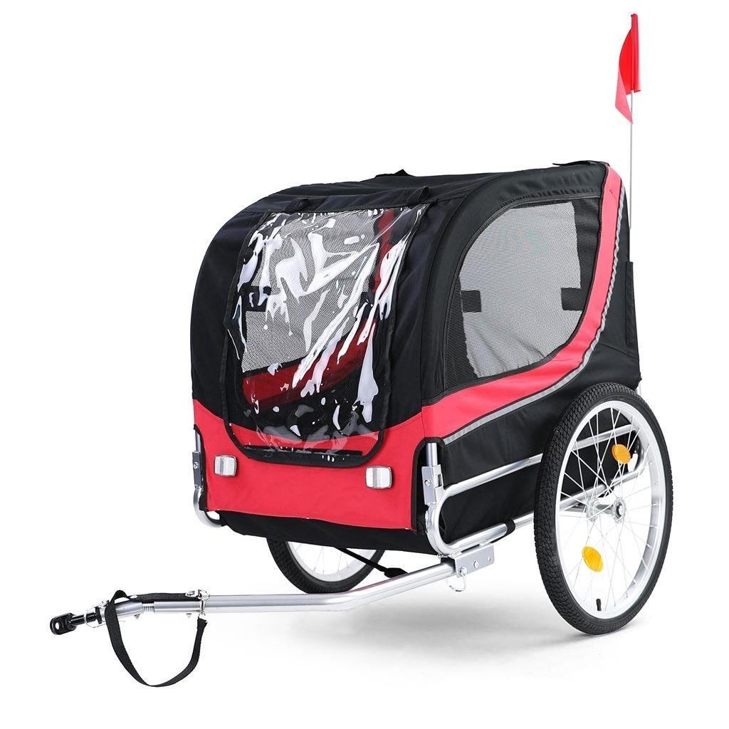 Hondenfietskar Fietskar Hond Opvouwbaar Rood/Zwart Tot 40 KG, Verzenden, Automotive Parts, A.parts@hotmail.nl, Trasmolenlaan 12 3447 GZ Woerden
