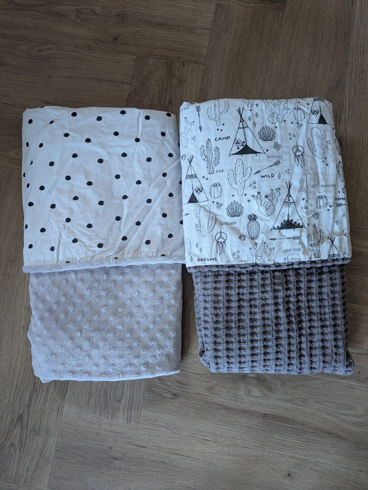 2 ledikantdekens met printje, Ophalen, Gebruikt, Deken
