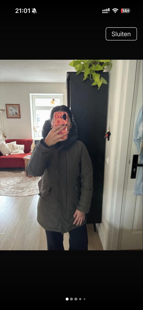 Woolrich winterjas - Zo goed als nieuw!, Kleding | Dames, Jassen | Winter, Ophalen of Verzenden, Zo goed als nieuw, Maat 36 (S)