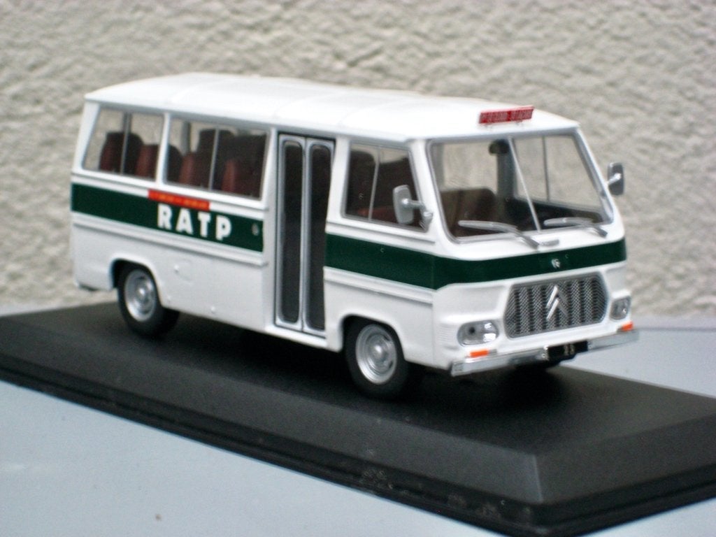 Citroen CH14 Currus Minibus RATP '72 Altaya utilitaires 1:43, Ophalen of Verzenden, Nieuw, Auto, Overige merken