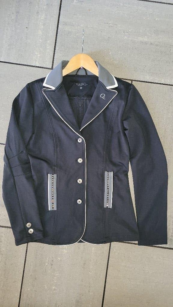 Wedstrijdjasje QHP zwart mt 36, Dieren en Toebehoren, Dressuur, Nieuw, Ophalen of Verzenden, Dames