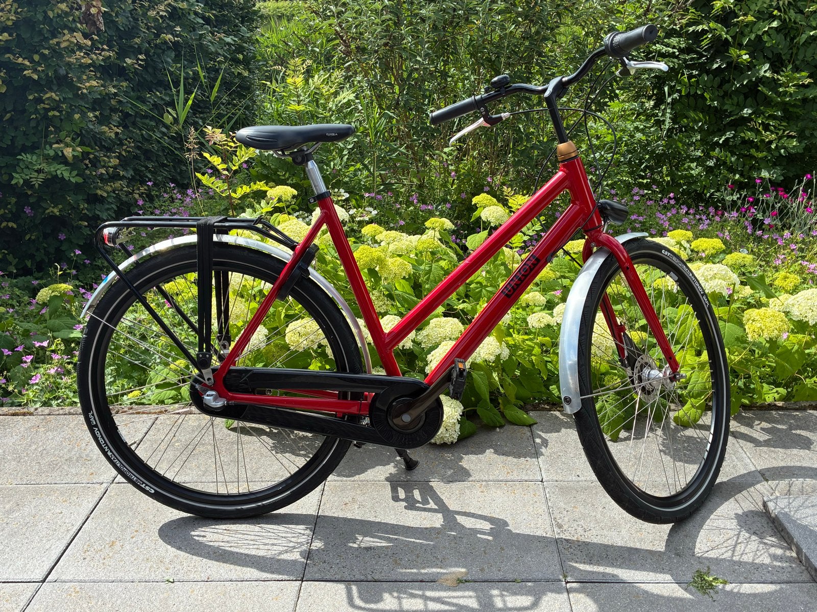 Rode Union Curb 3v D57 28 inch damesfiets meidenfiets, Gebruikt, Versnellingen, 56 cm of meer, Trommelrem