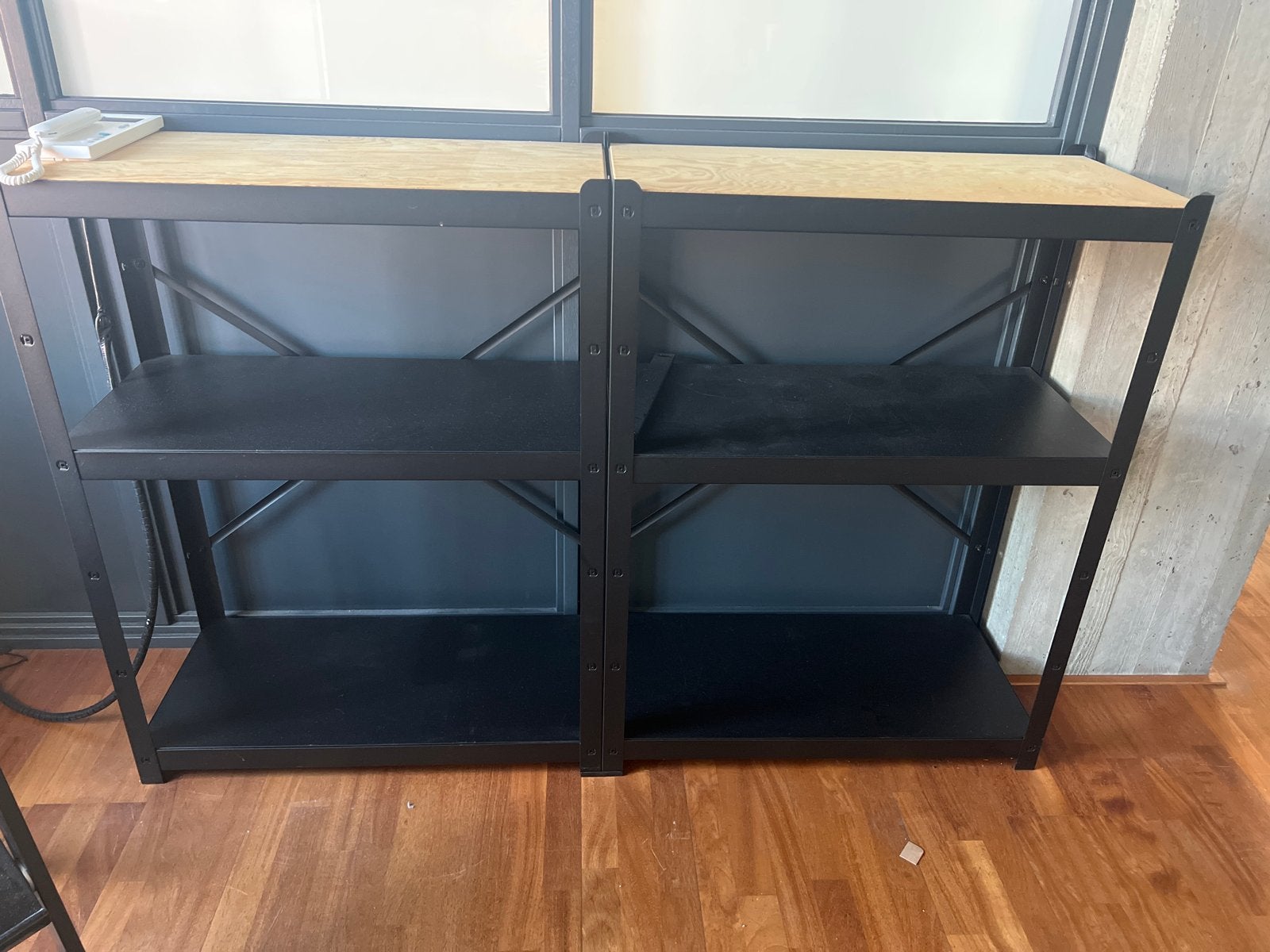 BROR Ikea - 4 stevige stellingkasten 1 kar - goede kwaliteit, Ophalen of Verzenden, Gebruikt