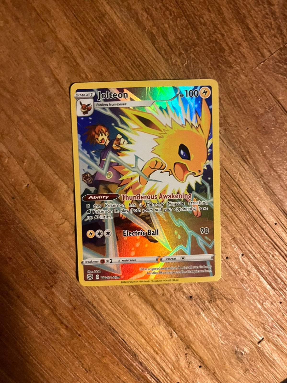 Jolteon #TG04/TG30, Ophalen of Verzenden, Zo goed als nieuw