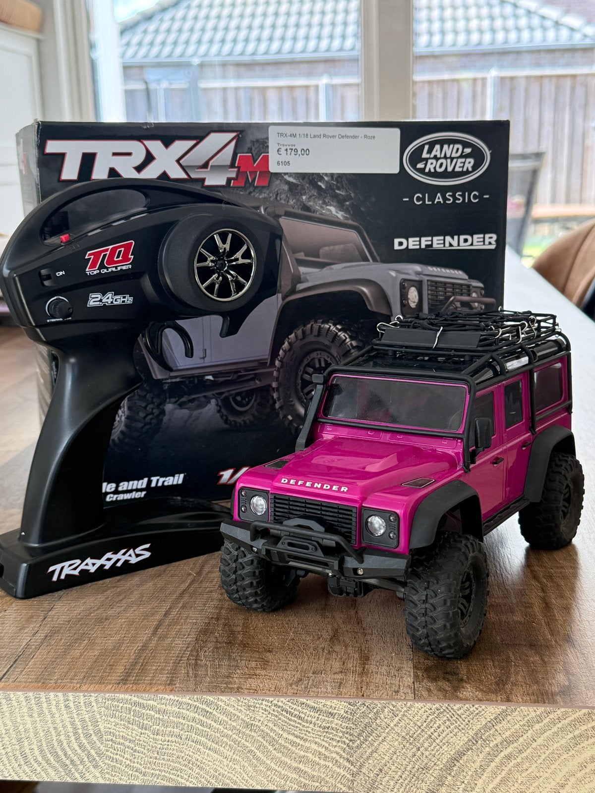 Zgan Traxxas TRX-4M Defender, Hobby en Vrije tijd, Auto offroad, Zo goed als nieuw, RTR (Ready to Run), Overige schalen