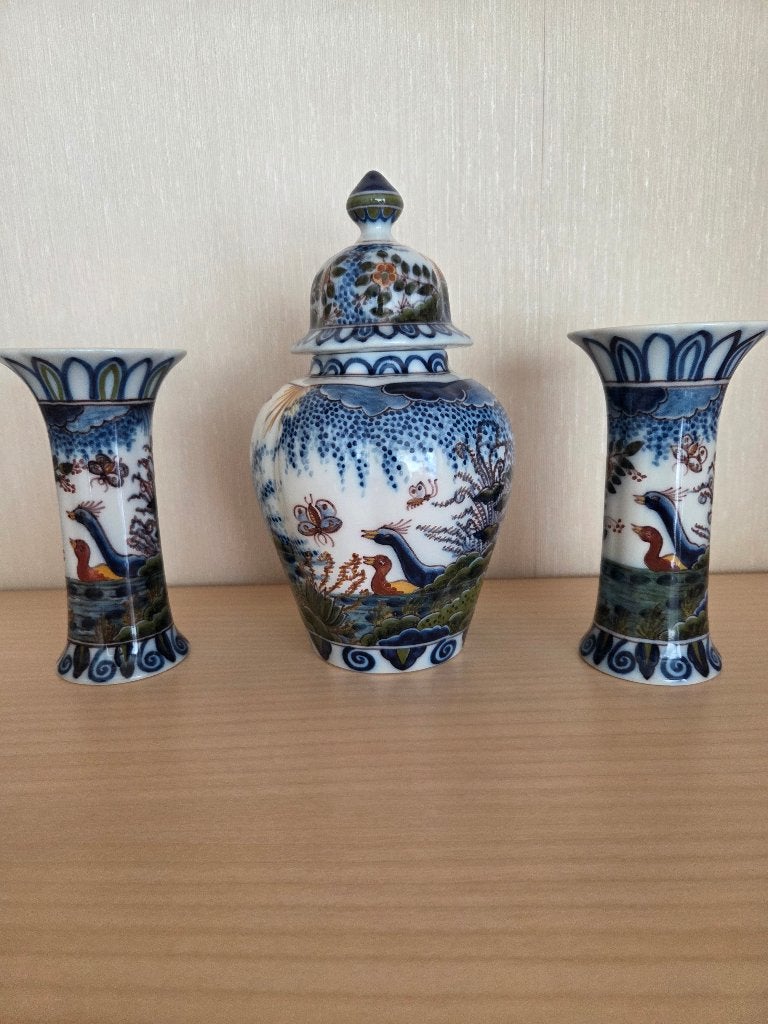 Makkum Tichelaar kaststel, Antiek en Kunst, Ophalen of Verzenden