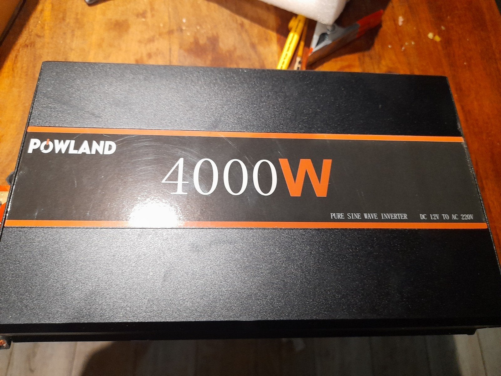 Pownland 4000W Pure Sinus Omvormer DC 12V naar AC 220V, Ophalen
