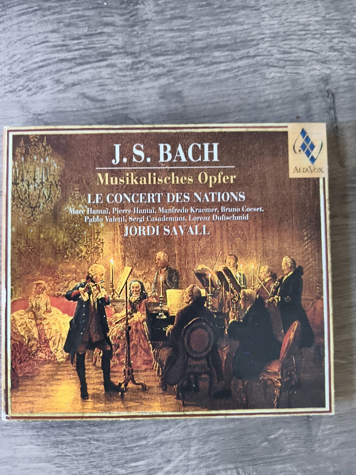 J.S. Bach - Musikalisches Opfer - Jordi Savall - Alia Vox CD, Ophalen of Verzenden, Inclusief boekje, Kamermuziek, Gebruikt