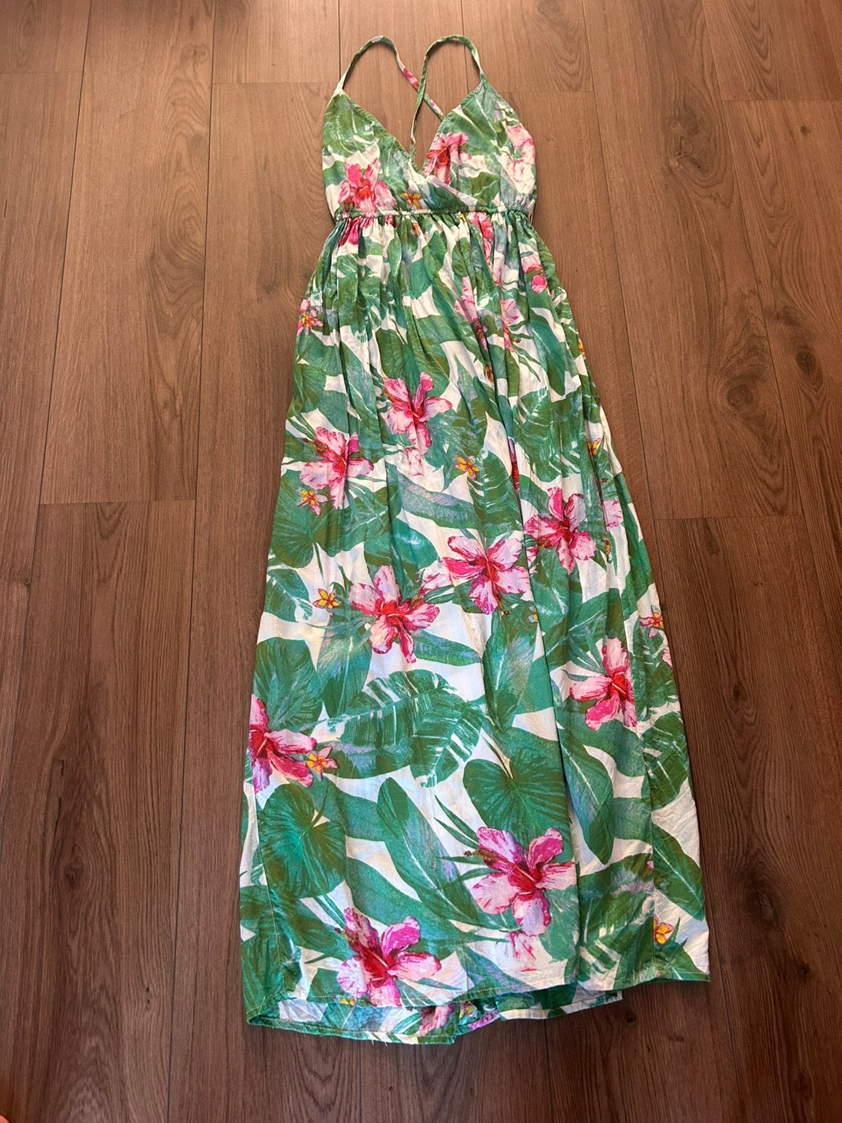 Asos lange jurk maat S, Kleding | Dames, Jurken, Meerkleurig, Ophalen of Verzenden, Zo goed als nieuw, Maat 36 (S)