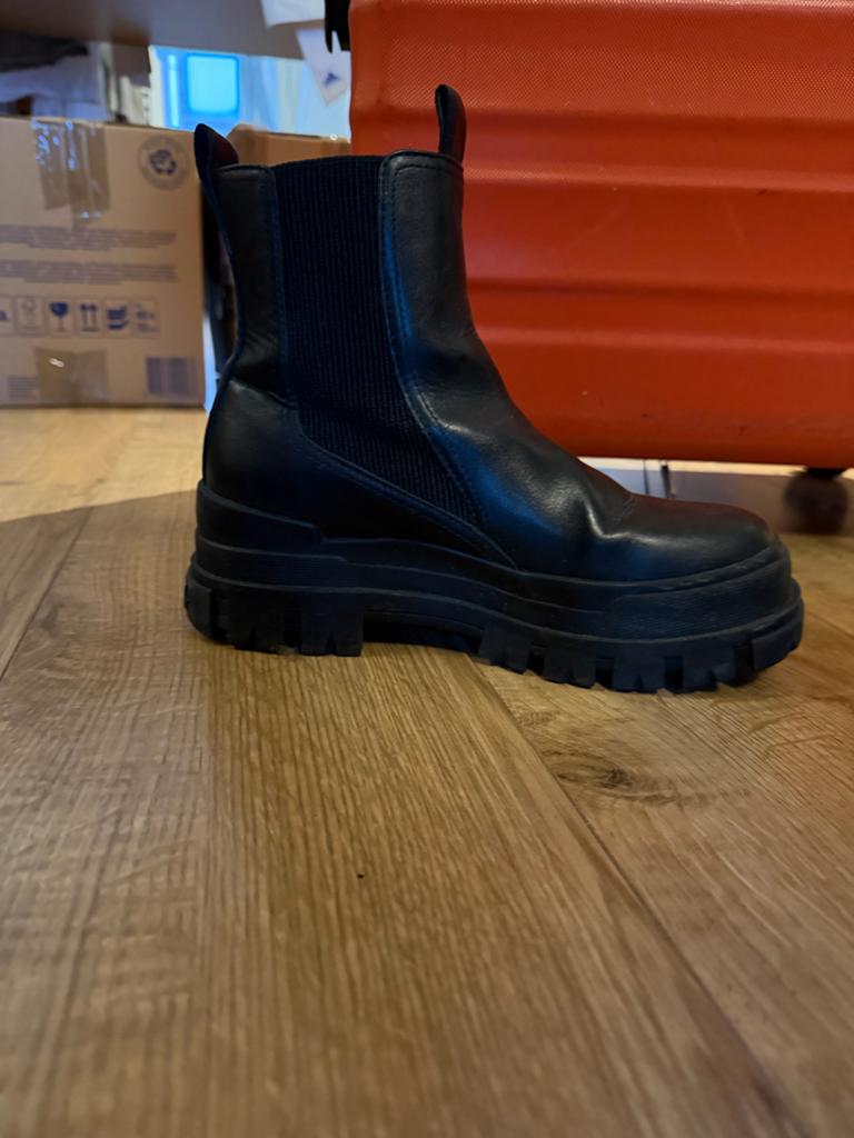 Buffalo boots maat 38, Ophalen, Gedragen, Zwart, Lage of Enkellaarzen