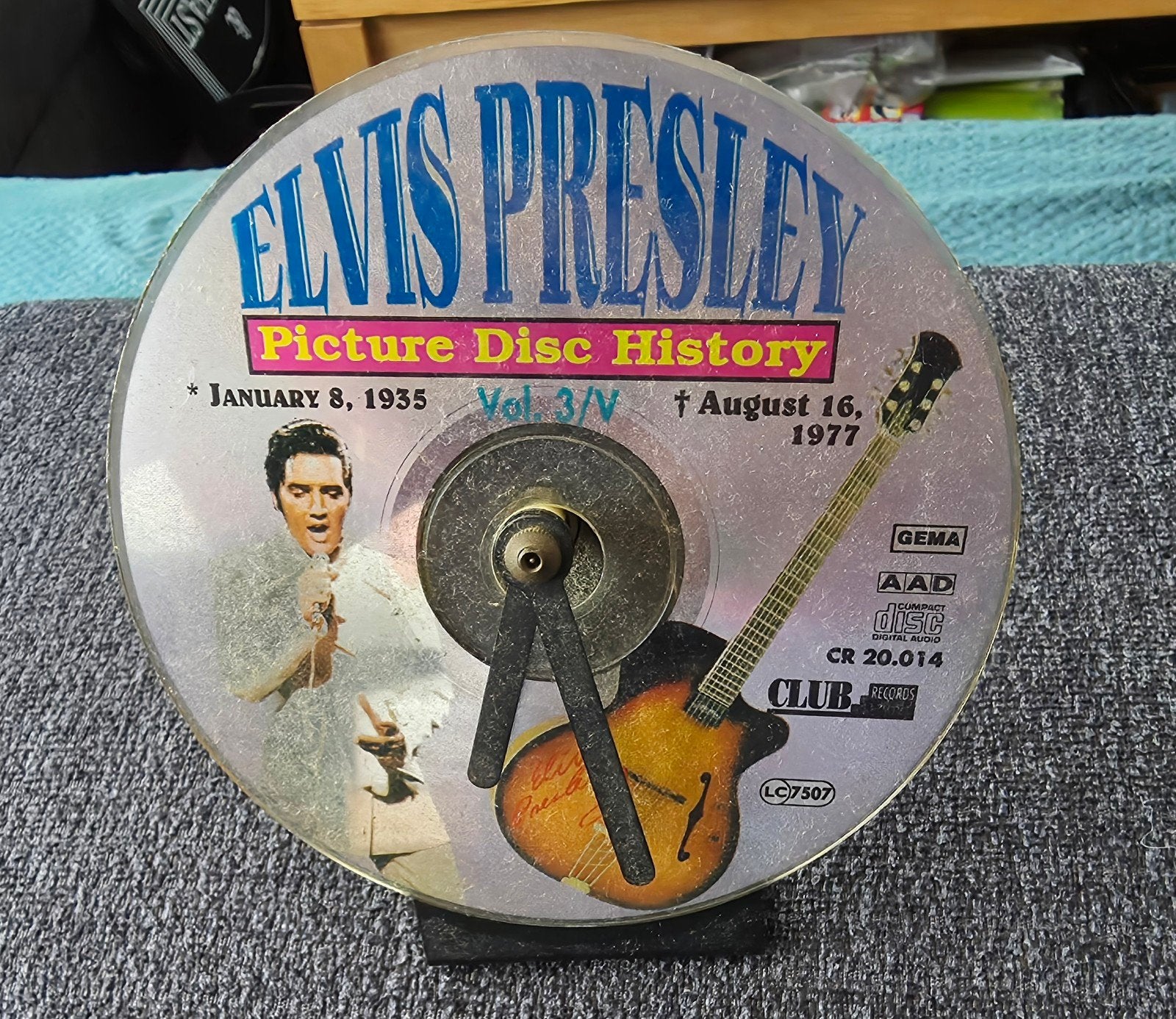 Elvis Presley Collectie: Tekening, Spiegels & Klokje, Ophalen of Verzenden