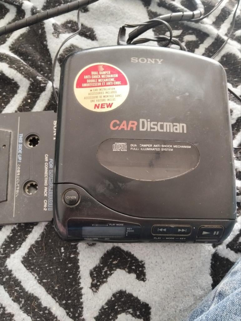 Sony Car Discman D-800K Vintage Auto CD-speler, Ophalen of Verzenden