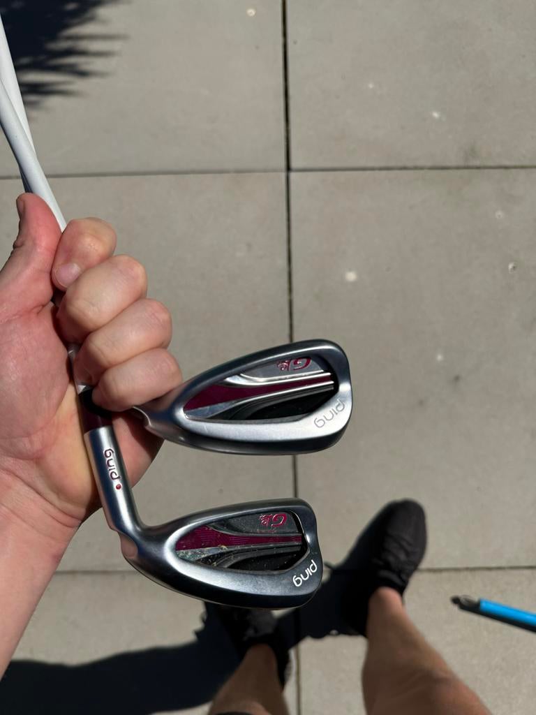 Golf Ping gle 2, 7 en 9 iron Lady RH, Sport en Fitness, Golf, Ophalen of Verzenden, Zo goed als nieuw, Club, Ping