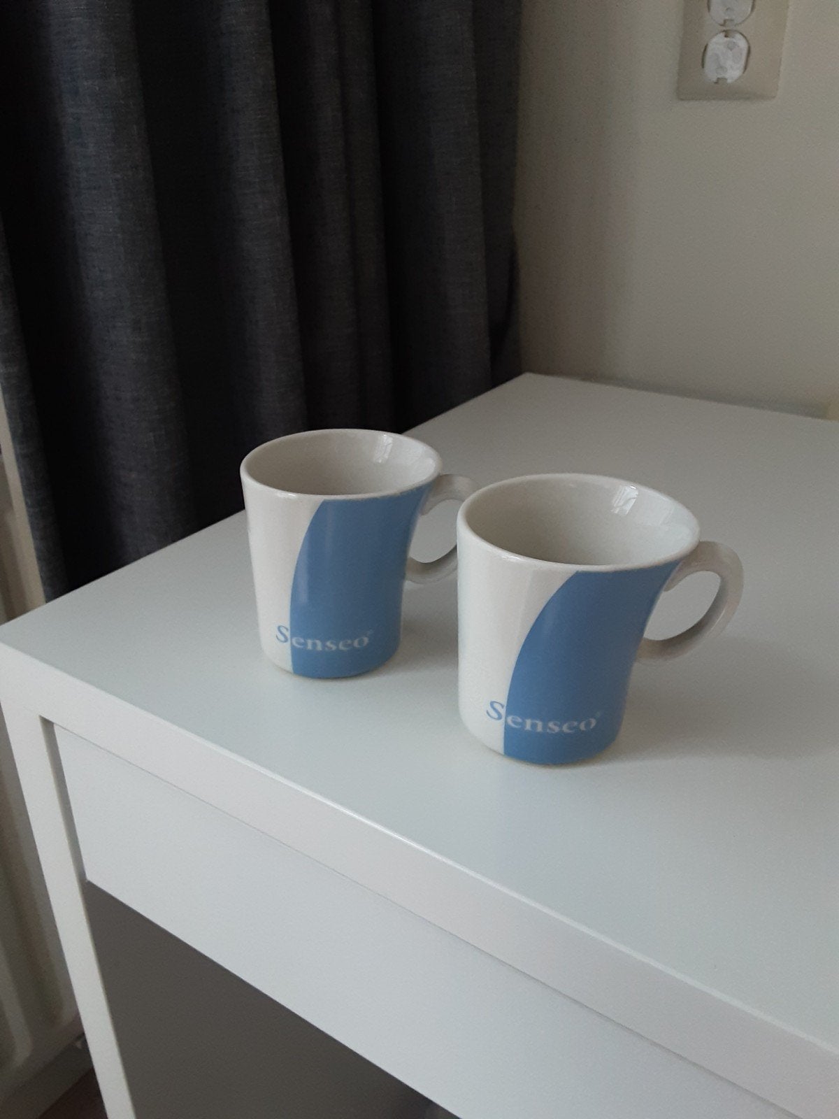 Twee Senseo koffiekopjes, Huis en Inrichting, Keuken | Servies, Gebruikt, Overige merken, Keramiek, Ophalen of Verzenden