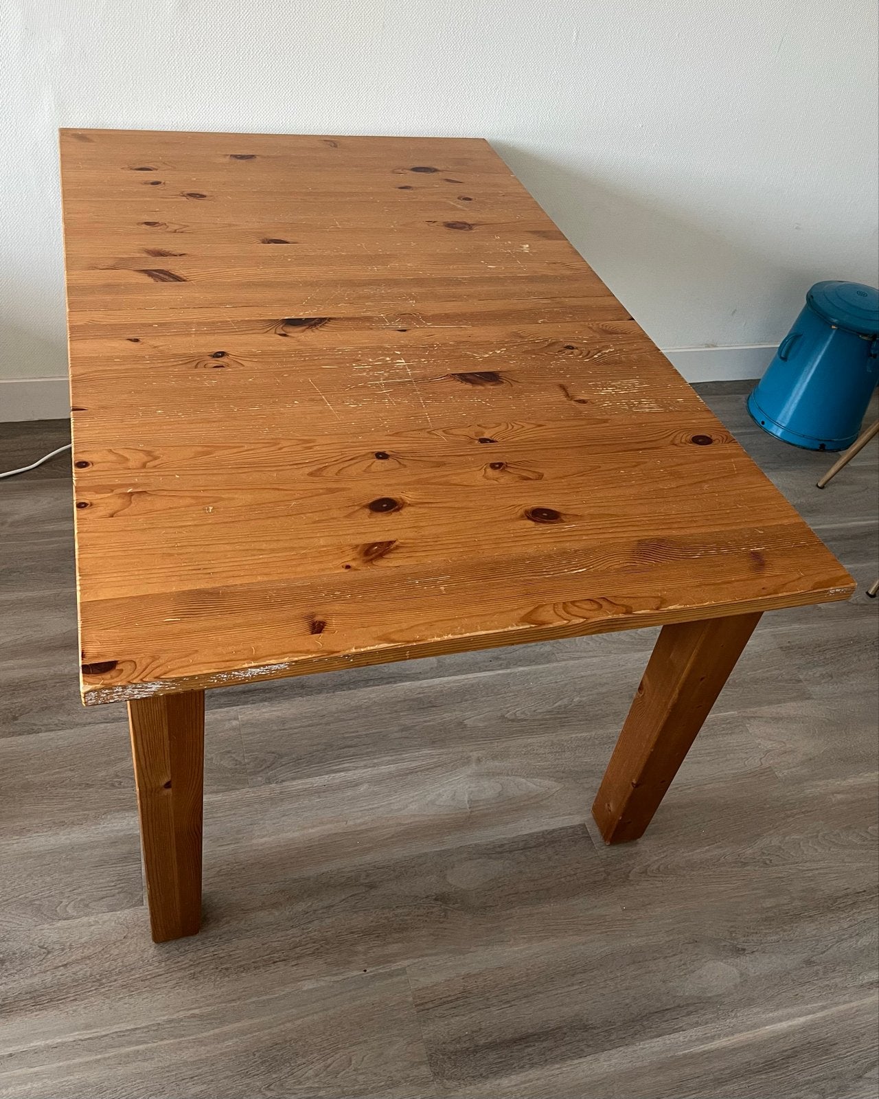 IKEA Stornäs eettafel uitschuifbaar hout (147/204 x 95), Ophalen, Gebruikt, 100 tot 150 cm, 50 tot 100 cm
