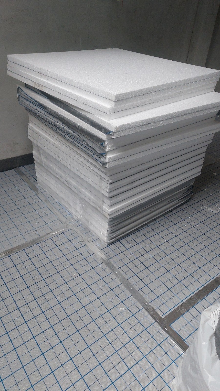 36 m² Piepschuim Tackerplaat 3cm voor Vloerverwarming, Ophalen of Verzenden