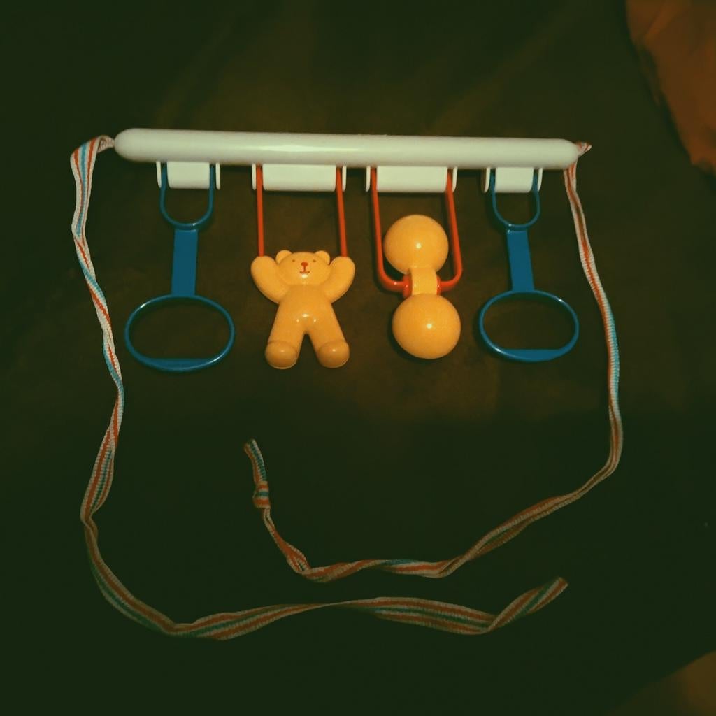 Ambi toys boxhanger, Kinderen en Baby's, Speelgoed | Babyspeelgoed, Ophalen of Verzenden, Gebruikt, Babygym, Met geluid