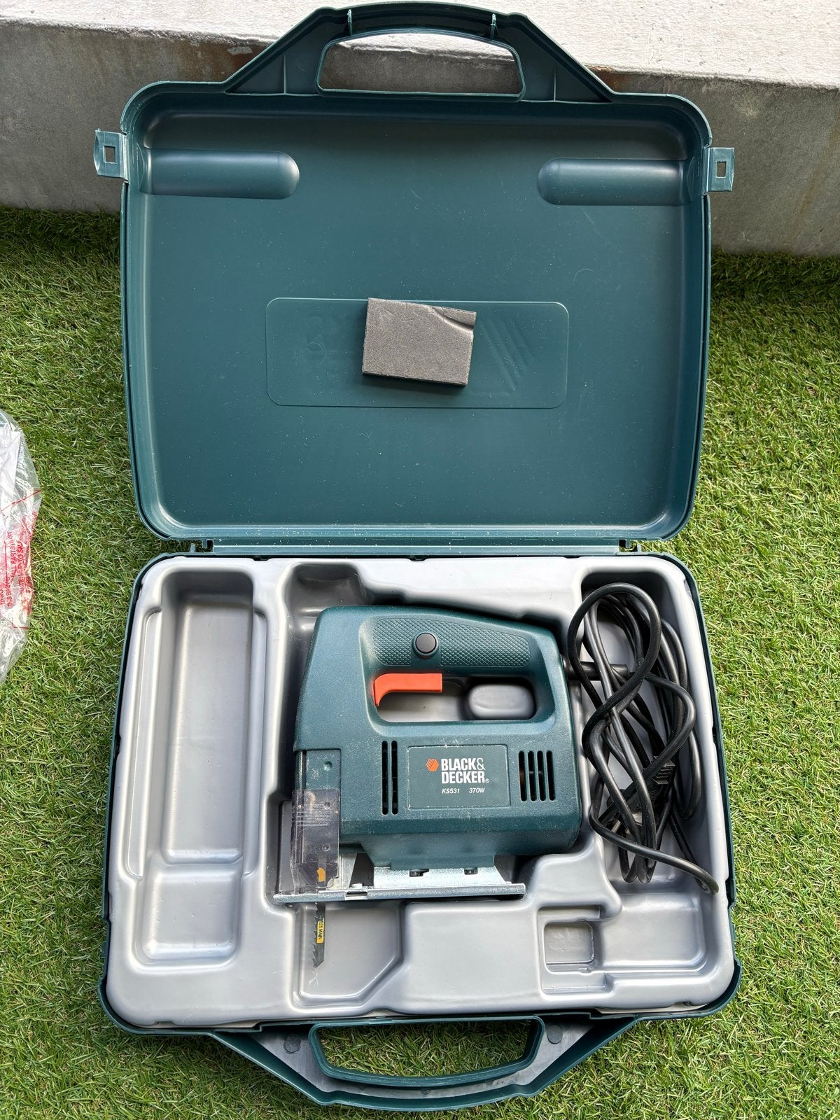 Black & Decker Decoupeerzaag KS531E in koffer, Ophalen, Decoupeerzaag, Zo goed als nieuw, 30 tot 70 mm
