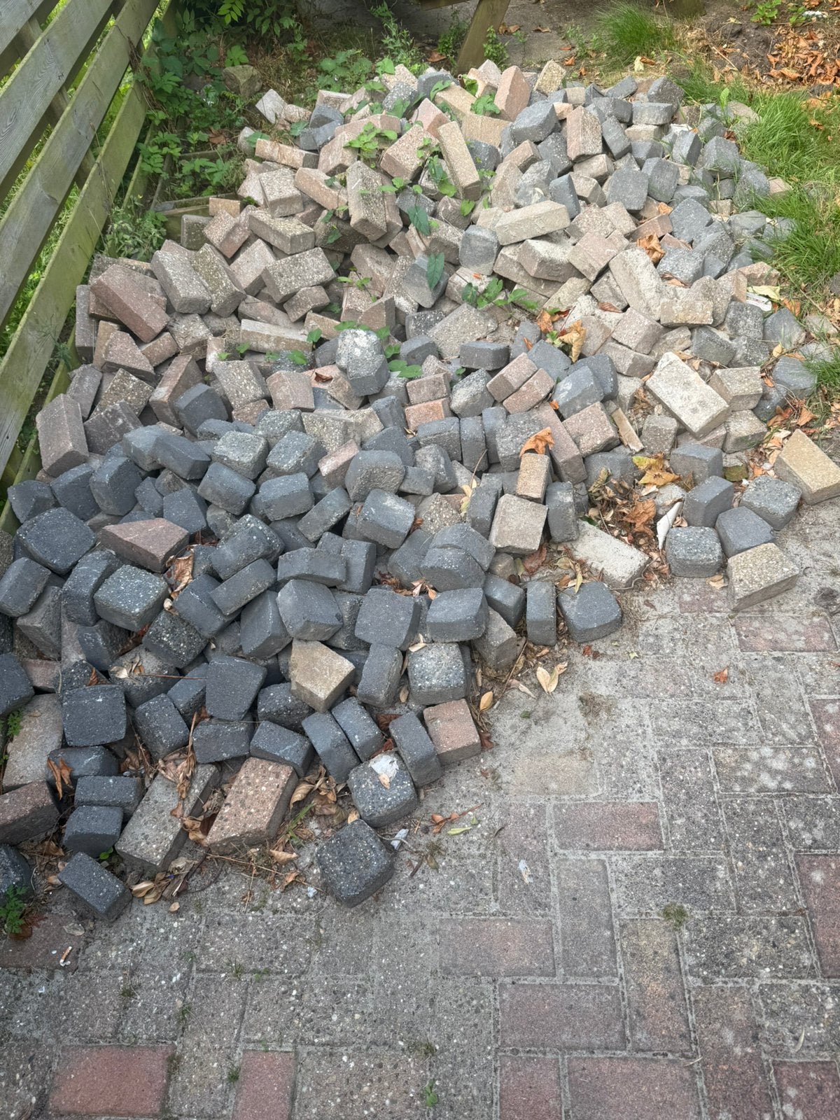 Bestrating, gratis af te halen, Ophalen, Gebruikt
