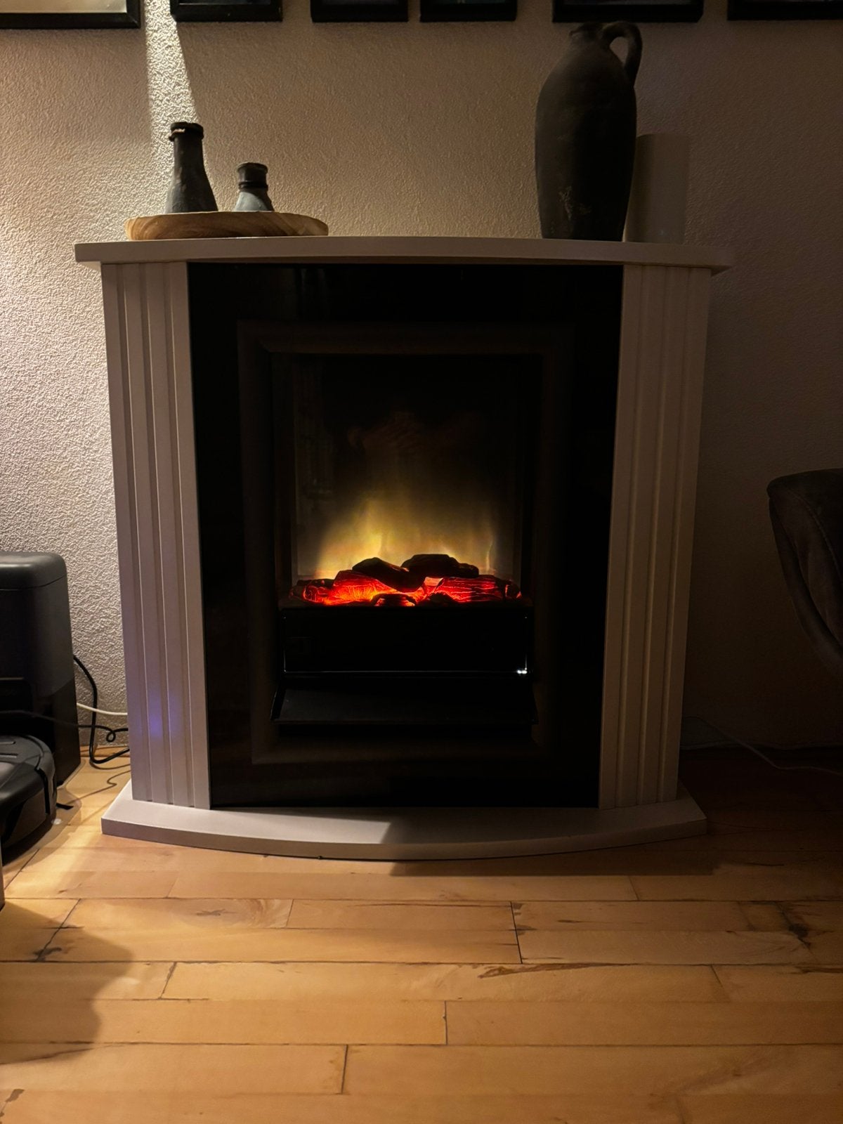 • EWT Dimplex Mozart Sfeerhaard met Ventilatorkachel (2000W), Ophalen, Gebruikt, Vrijstaande haard, Elektrische haard