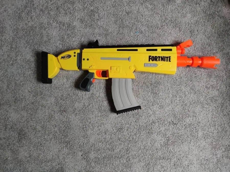 Nerf Fortnite Scar Blaster, Ophalen of Verzenden, Gebruikt, Jongen of Meisje