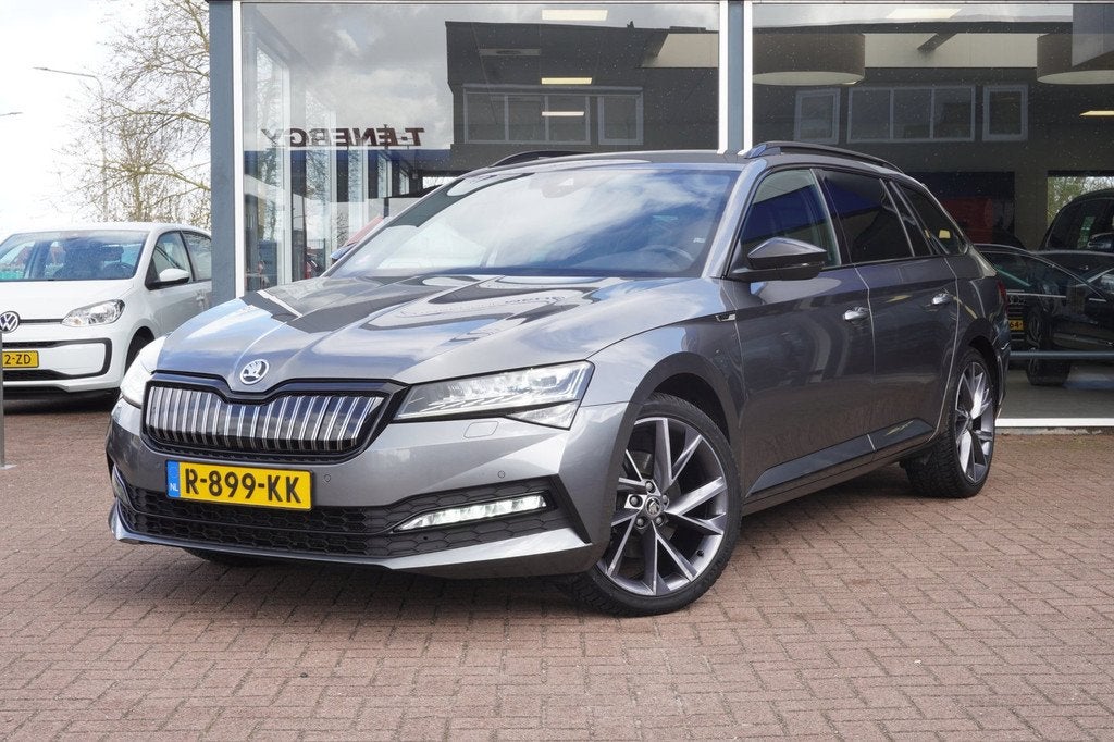 Skoda Superb Combi 1.4 TSI iV Sportline Business Automaat |, Auto's, Skoda, Bedrijf, Te koop, Superb, ABS, Achteruitrijcamera