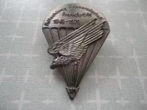 Duitse insigne, paratrooper meeting Frankfurt 1949-1979, Verzenden, Luchtmacht, Duitsland, Embleem of Badge