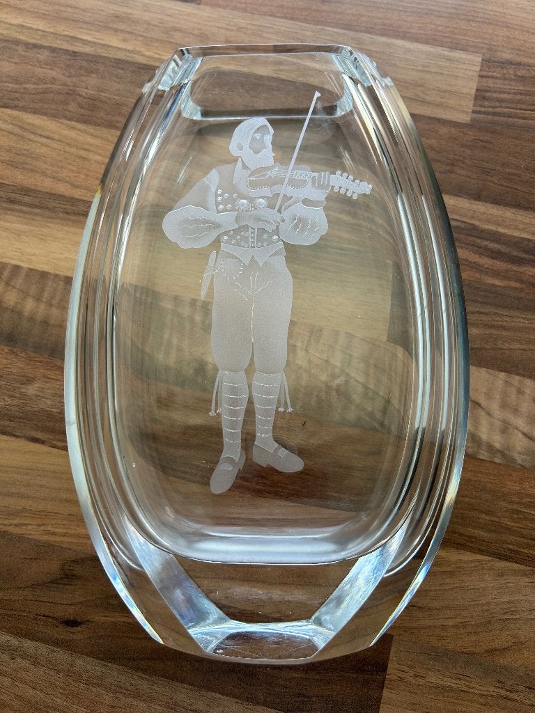 Glazen vaas, Ophalen of Verzenden, Nieuw, Glas, 25 cm
