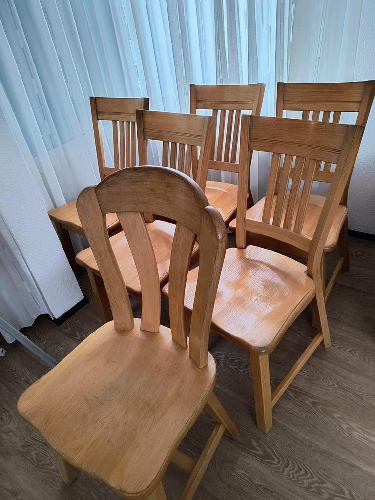 Eettafel stoelen, Huis en Inrichting, Complete eetkamers, Ophalen, Gebruikt, 4 tot 6 stoelen