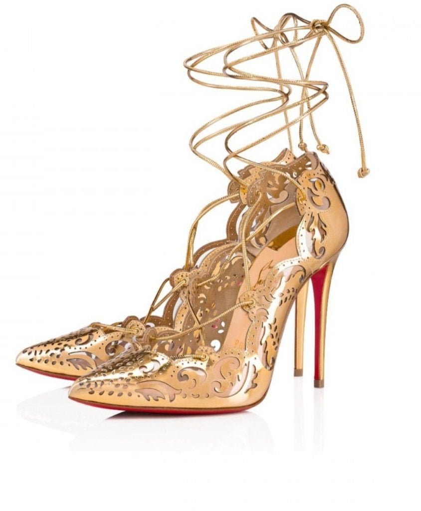 Louboutin impera goud 38, Kleding | Dames, Schoenen, Ophalen, Pumps, Overige kleuren, Christian louboutin