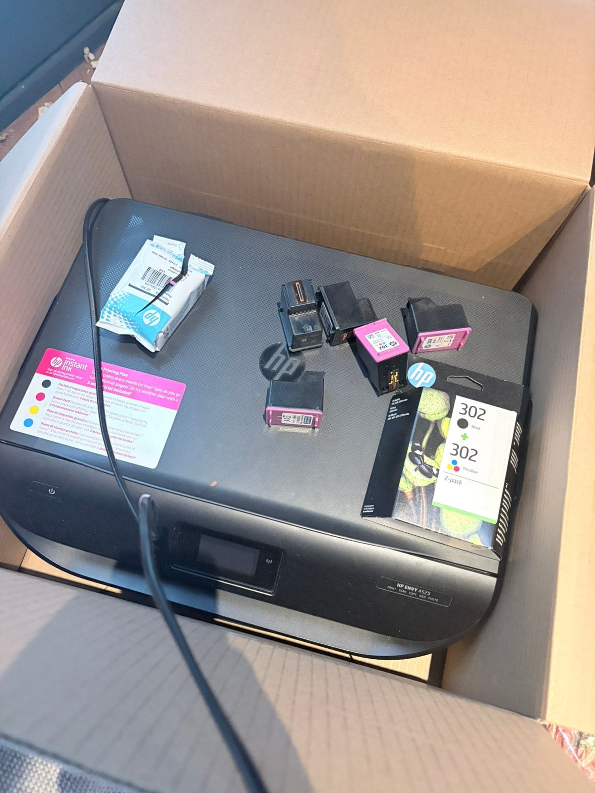 Hp Envy 4525 printer, scanner, kopieren, gratis cartridges!!, Computers en Software, Printerbenodigdheden, Ophalen of Verzenden