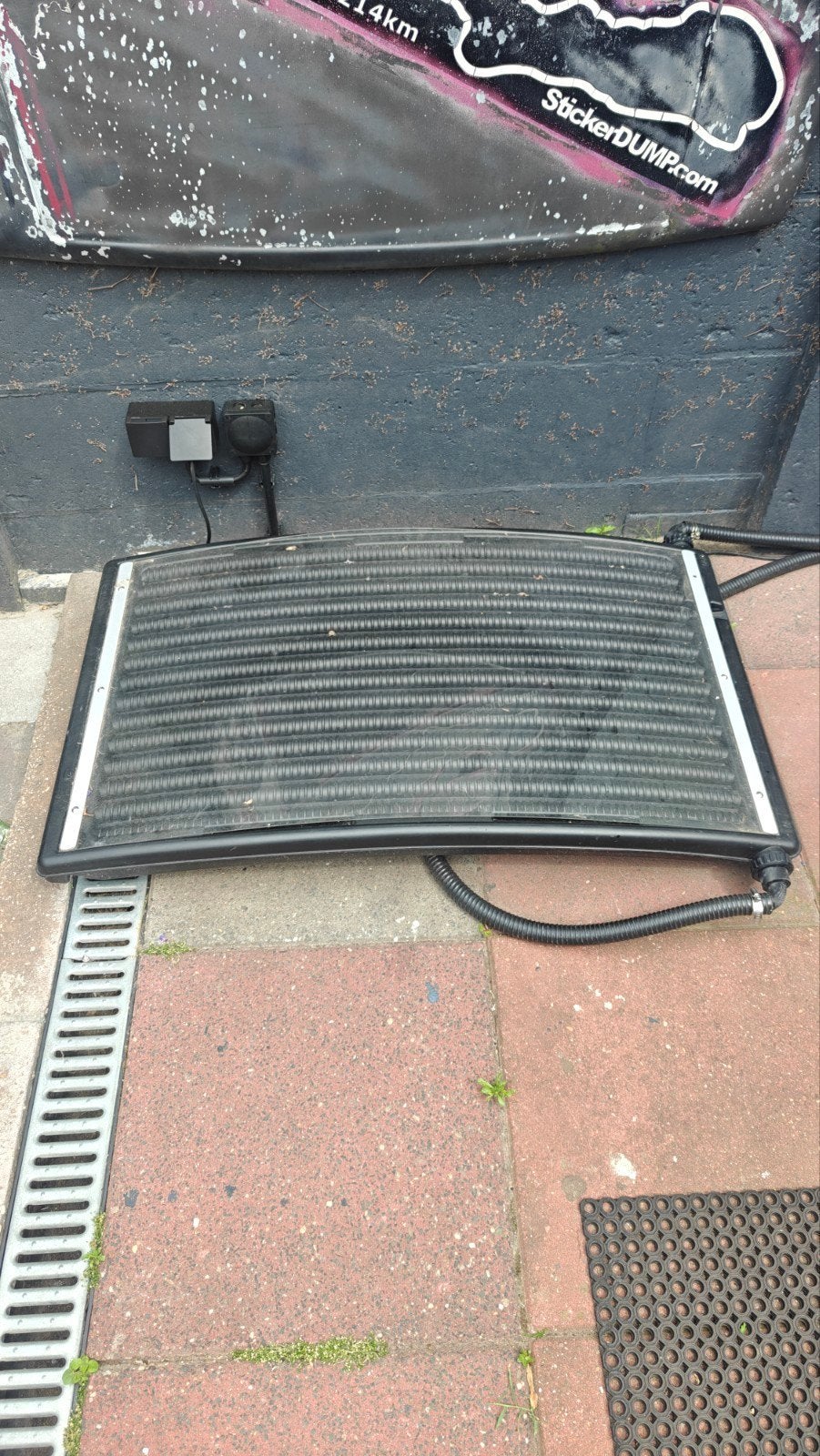 Monzana Zwembad Solar Verwarmer 110x60cm met Slangen, Ophalen of Verzenden, Gebruikt, Verwarming
