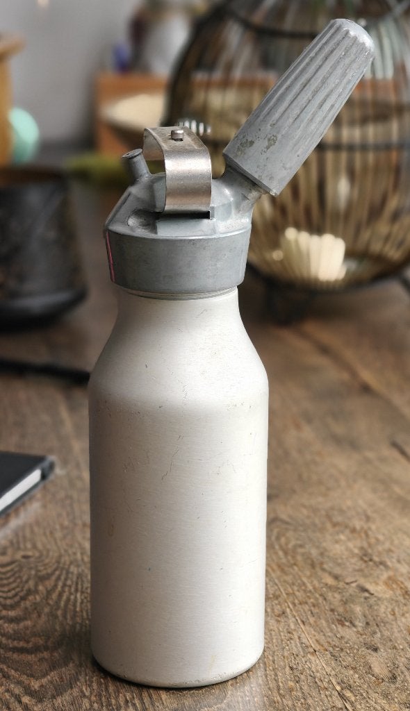 Kidde slagroomspuit 0.5L, Zilver, Ophalen of Verzenden, Metaal, Overige merken