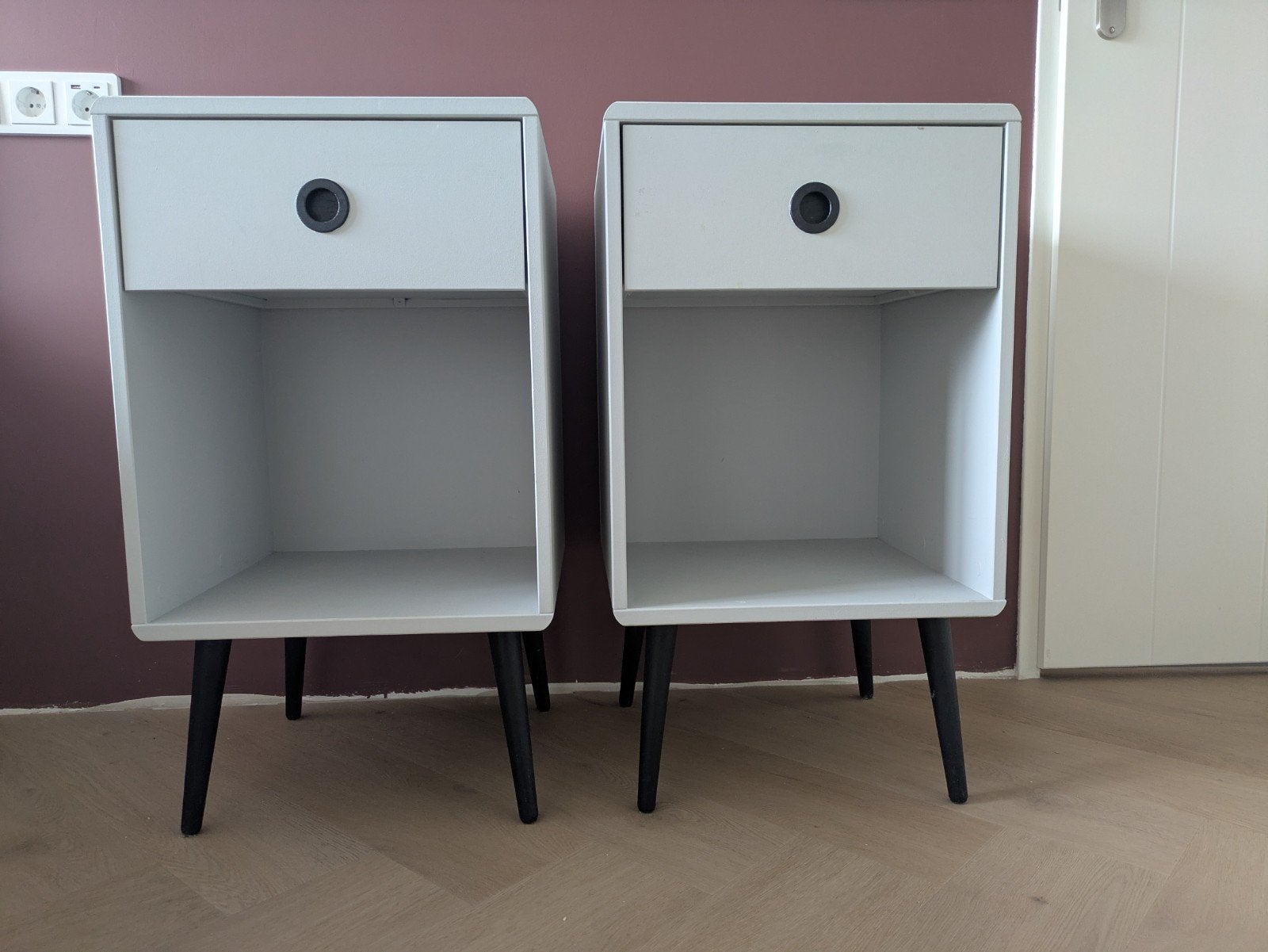 Nachtkastjes met lade (x2), Ophalen