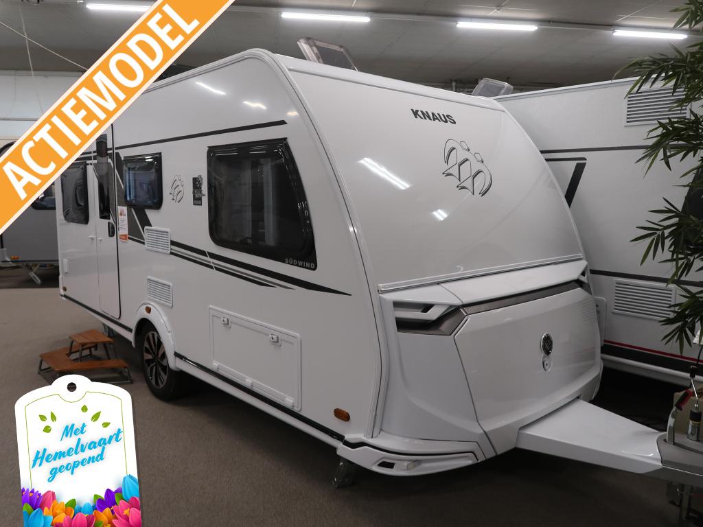 Knaus Sudwind Black Selection 460 EU ENKELE BEDDEN, Overige typen, 5 tot 6 meter, Knaus, Schokbreker