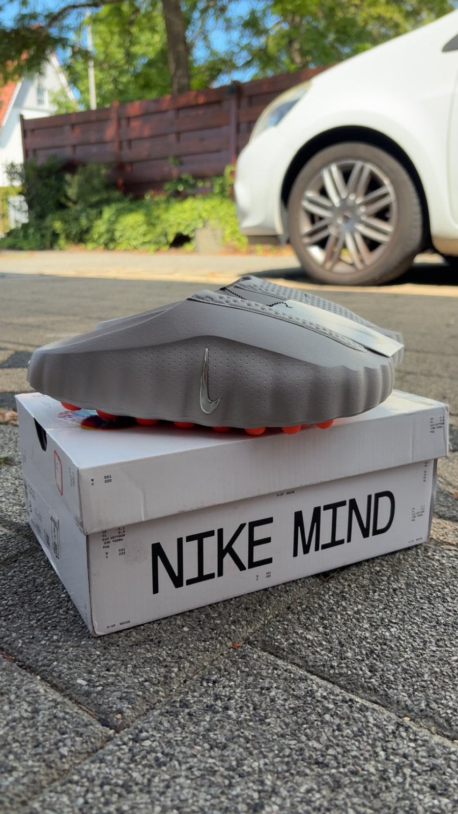 Nike mind 001, Slippers, Wit, Nieuw, Ophalen of Verzenden