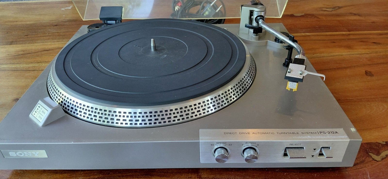 SONY PD-212-A Platenspeler, Ophalen, Gebruikt, Pitch-regelaar, Platenspeler