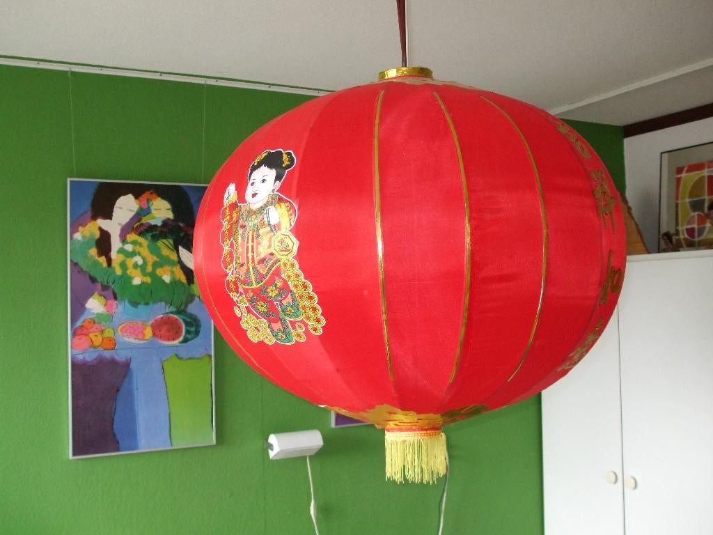 chinese lamp doorsnee 65 cm, Ophalen