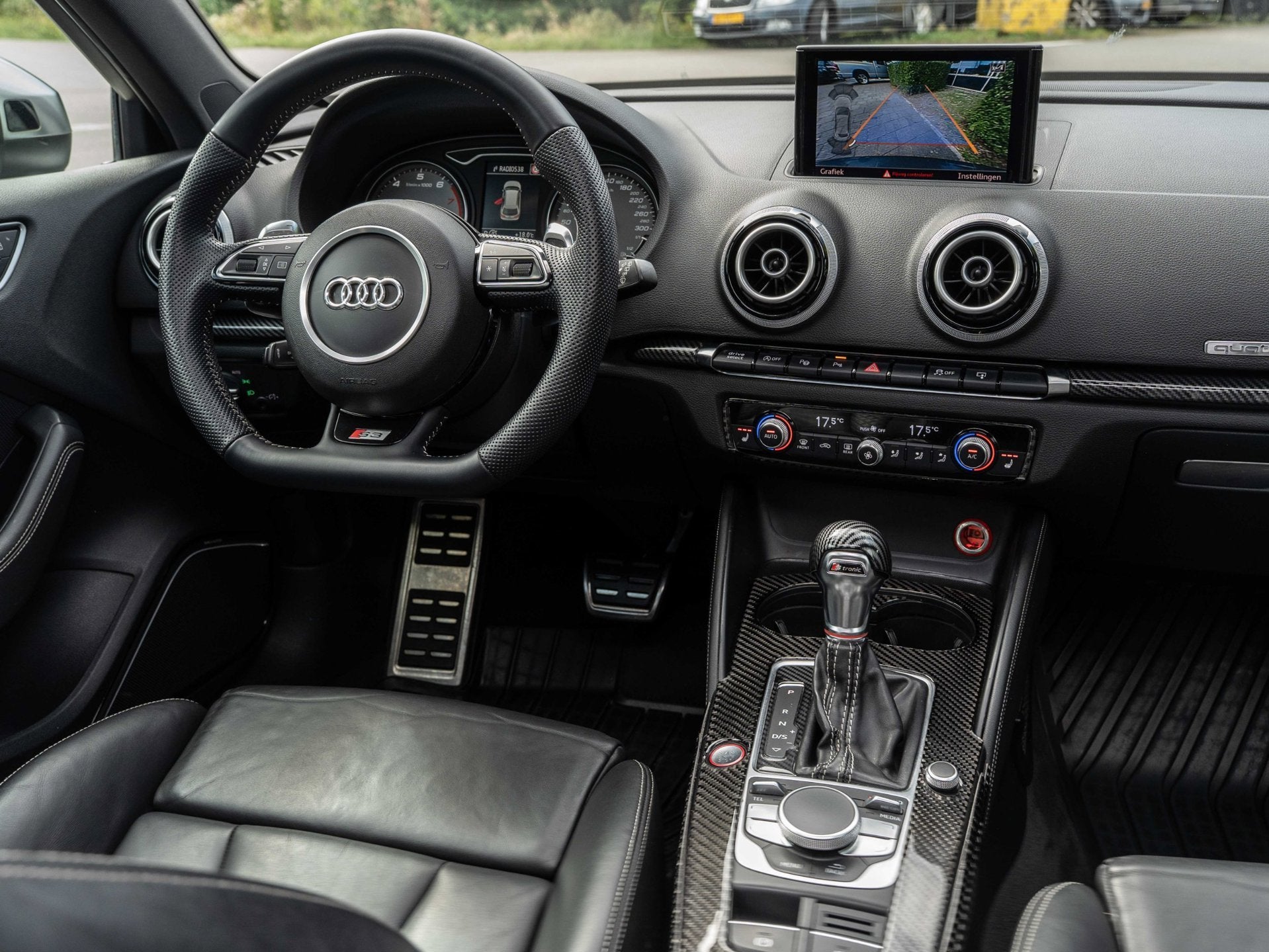 Audi A3 Sportback 2.0 TFSI S3 QUATTRO | RS ZETELS | PANORAMA, Auto's, Automaat, Dealer onderhouden, 4 cilinders, 1984 cc