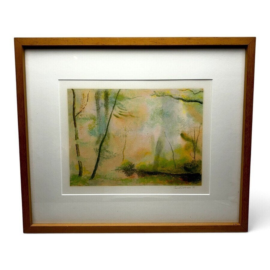 Paul Citroen, Kleurenlitho boslandschap, Antiek en Kunst, Gesigneerd, Ophalen of Verzenden, Landschappen, Lithografie