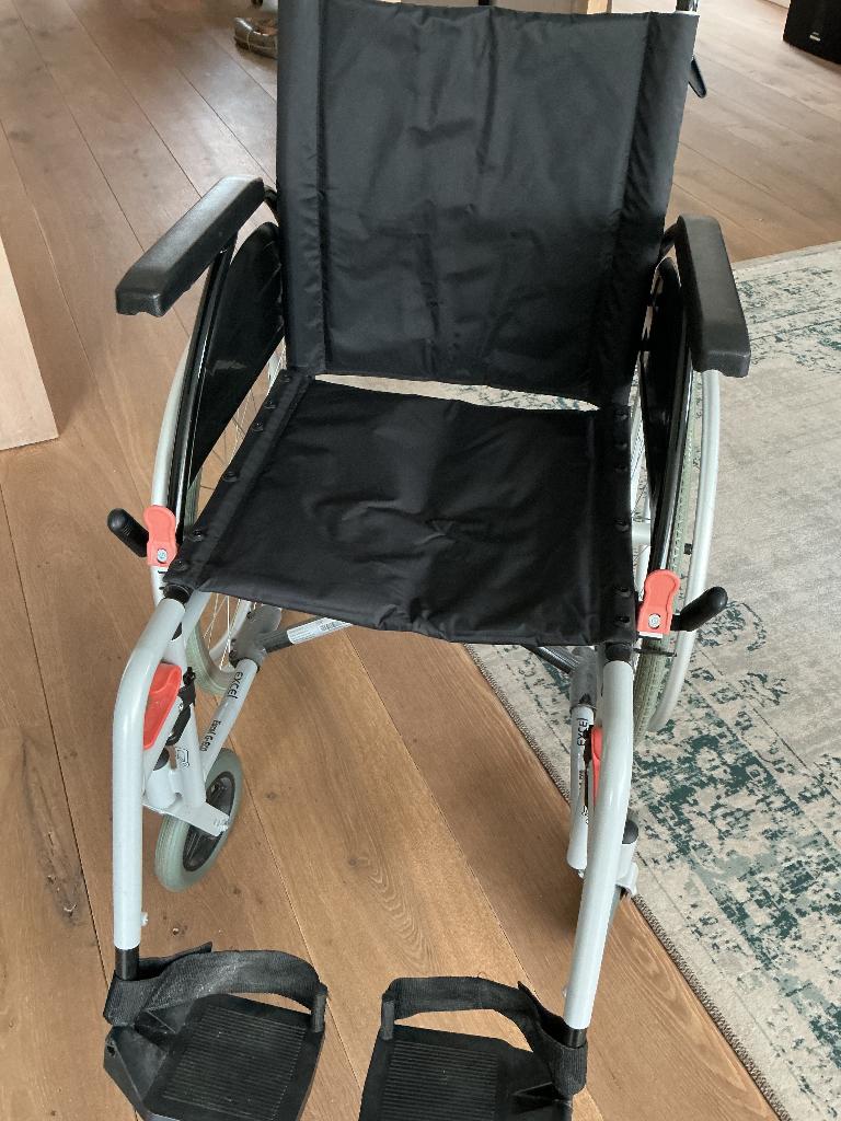 Rolstoel Excel G Eco., Diversen, Rolstoelen, Ophalen, Inklapbaar, Zo goed als nieuw, Duwrolstoel