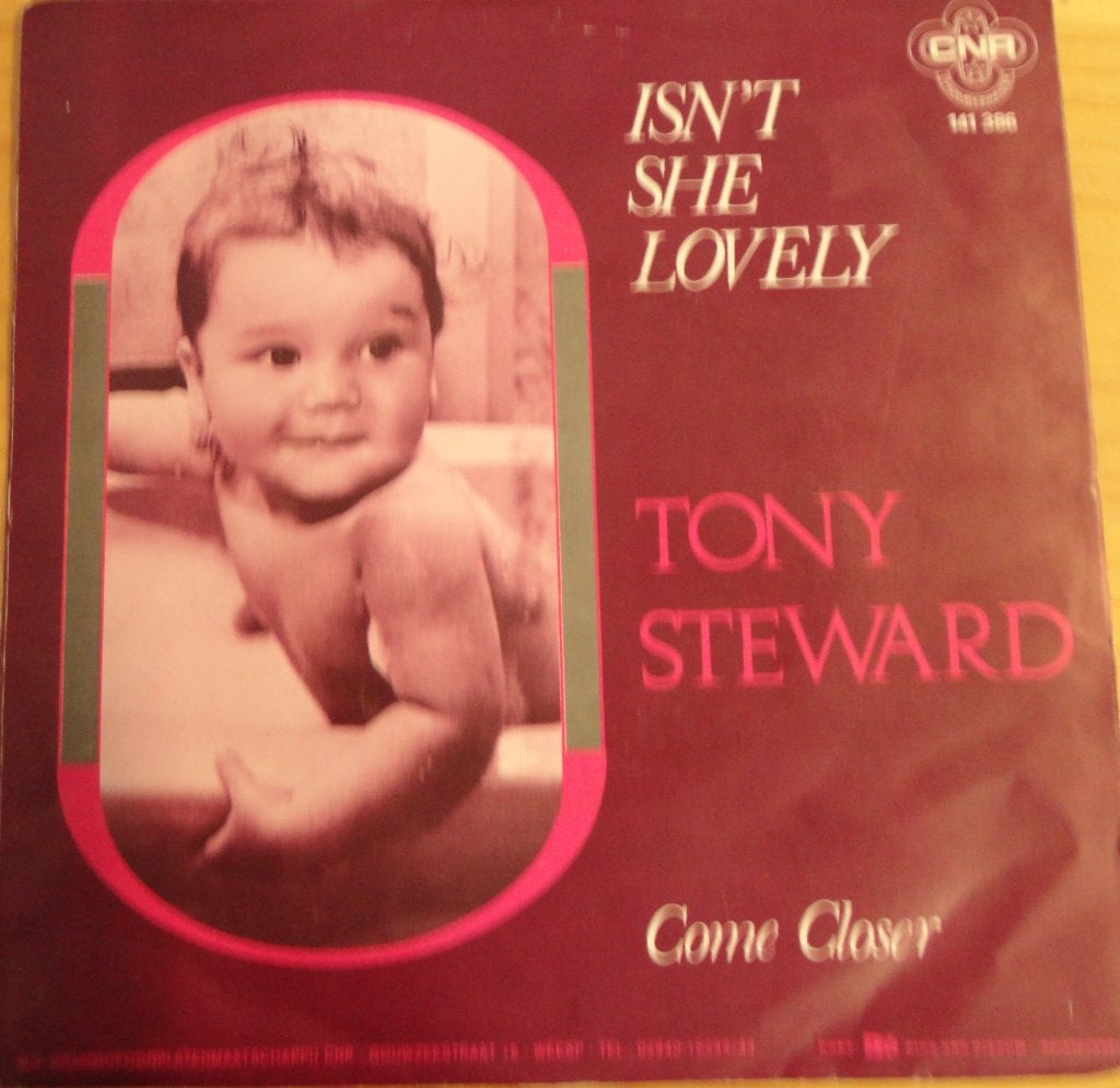 Tony Steward > Isn't she lovely, Ophalen of Verzenden, Gebruikt, 7 inch, Pop