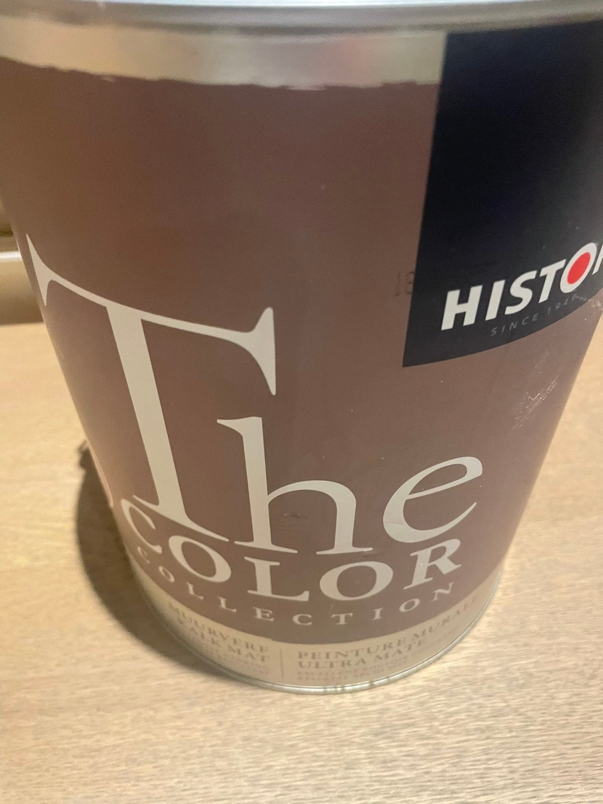 Histor the color “hare brown” muurverf 5 x 5 liter voor €50, Ophalen, Bruin, Nieuw, Verf