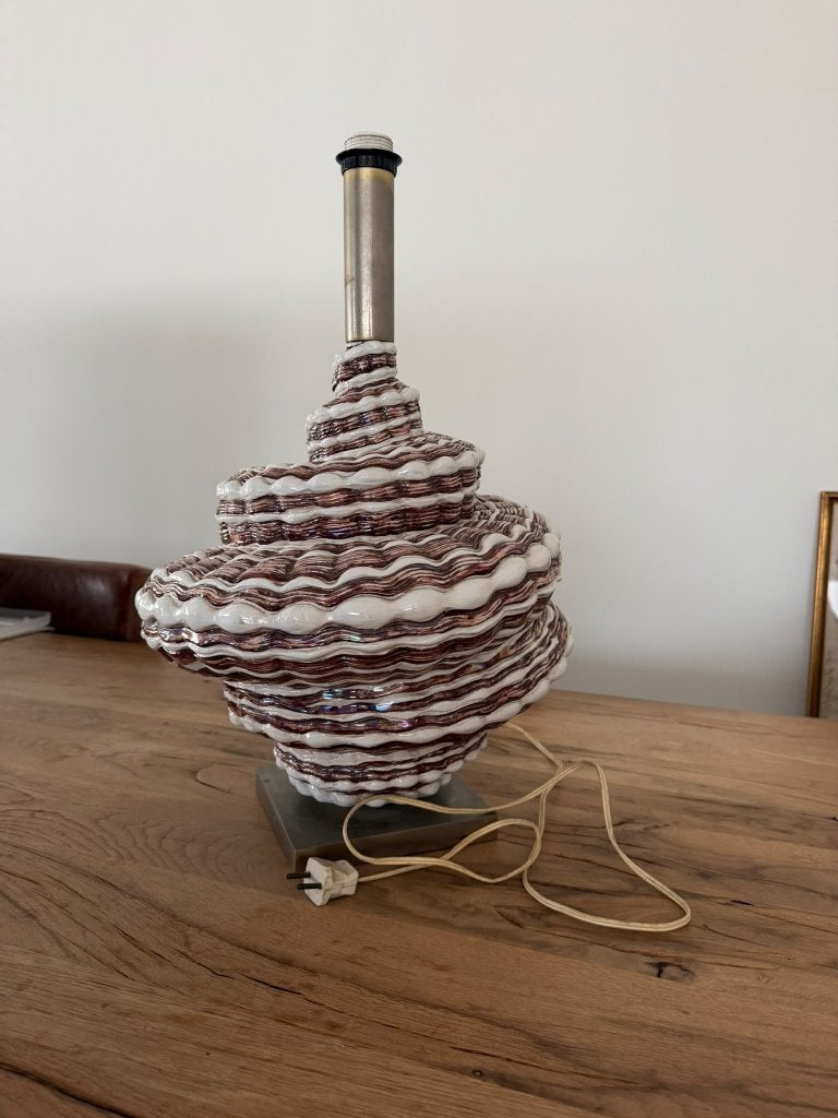 Vintage tafellamp - Italiaans design, Ophalen, 57 cm, Gebruikt, Overige merken