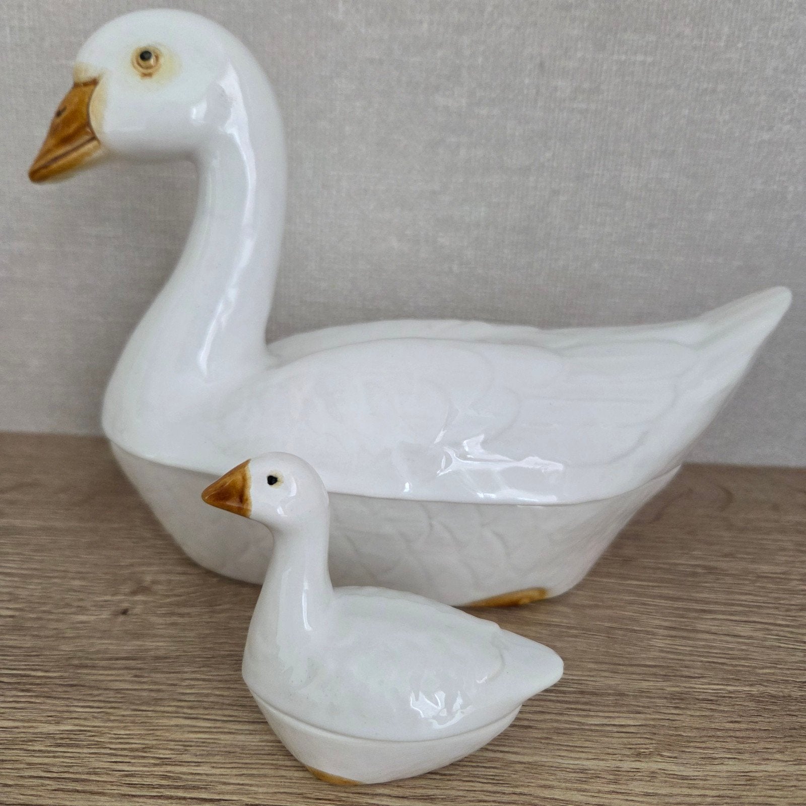 Miniatuur gans terrine van Michel Caugant, Ophalen of Verzenden