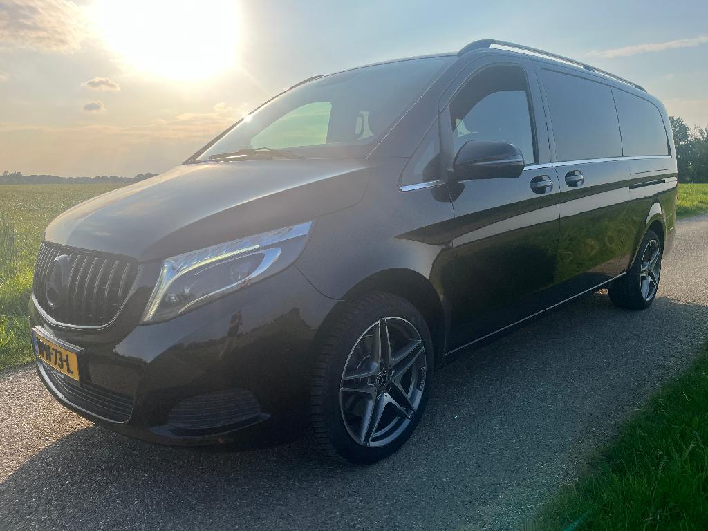 Mercedes-Benz V250 Avantgarde extra lang DC, Auto's, Bestelauto's, Automaat, Achterwielaandrijving, Zwart, 190 pk