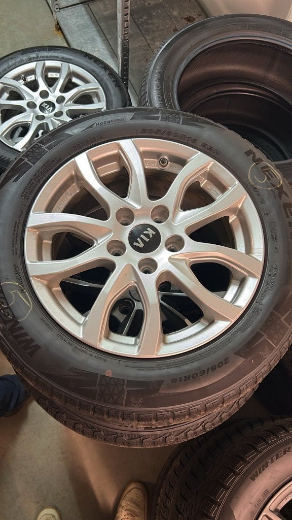 Set originele Kia velgen 16 inch, 5x114,3, Ophalen, Gebruikt, Velg(en), 16 inch