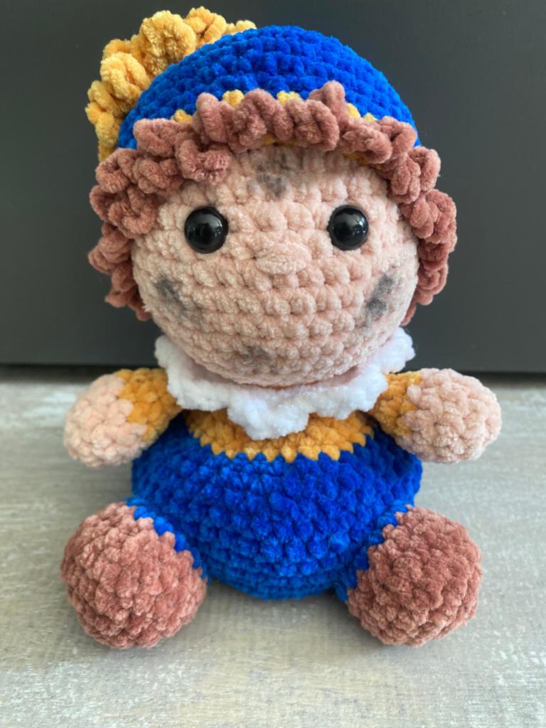 Gehaakte Fluppie pietje, Handmade, Kinderen en Baby's, Speelgoed | Knuffels en Pluche, Ophalen of Verzenden, Nieuw, Overige typen